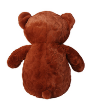 Kyle Bear With Red Bow Brown (40cm)