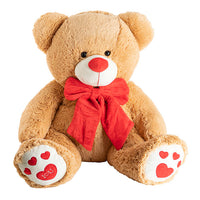 Billy the I Love You Giant Teddy Bear Brown (90cmHT/60cm)