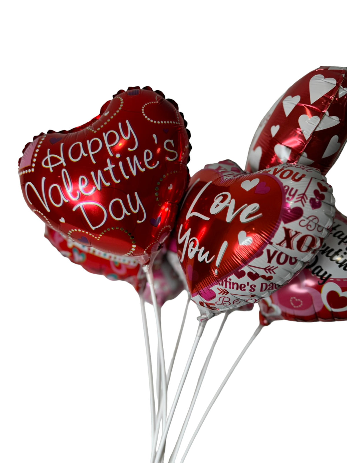 Assorted Foil Valentines Day Balloons