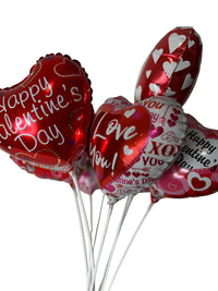 Assorted Foil Valentines Day Balloons
