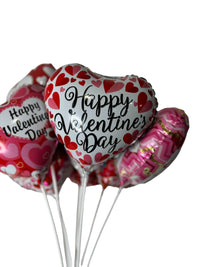 Assorted Foil Valentines Day Balloons