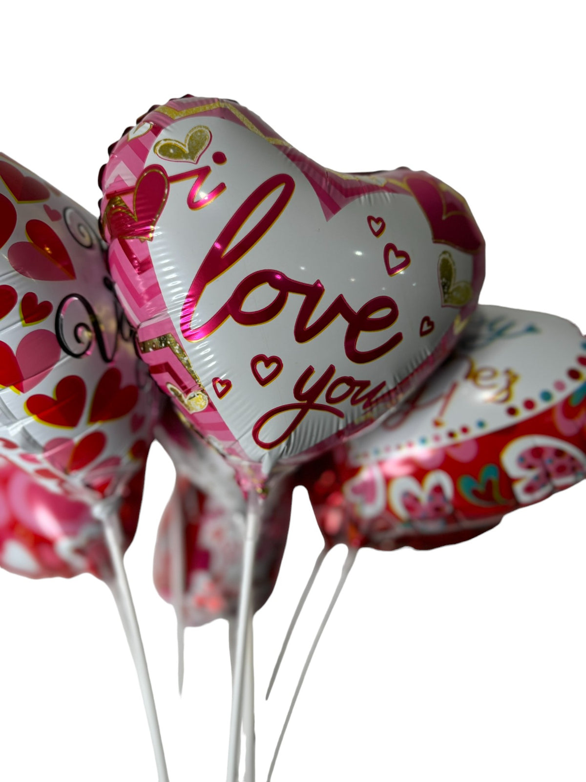 Assorted Foil Valentines Day Balloons